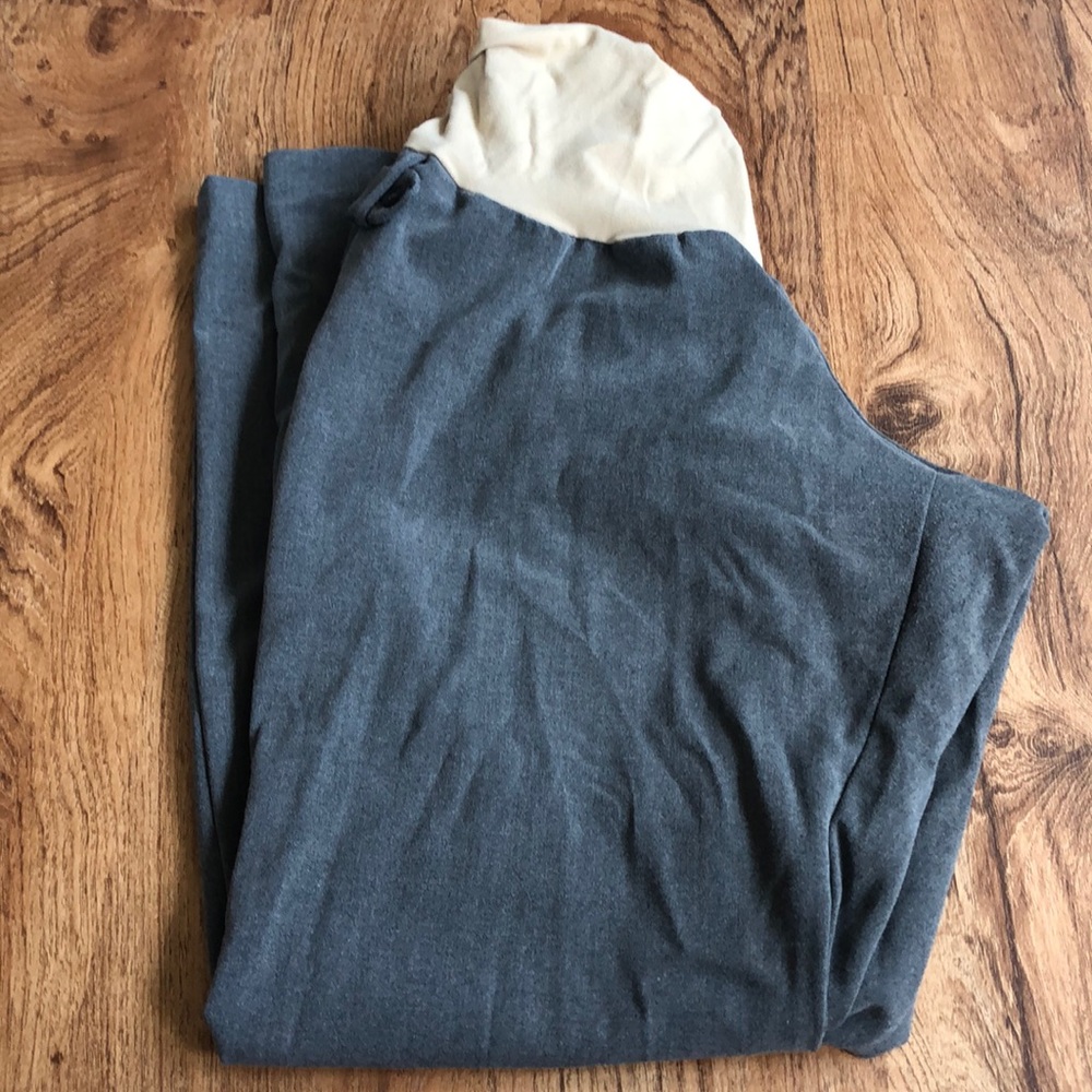 Motherhood maternity over belly dress pants